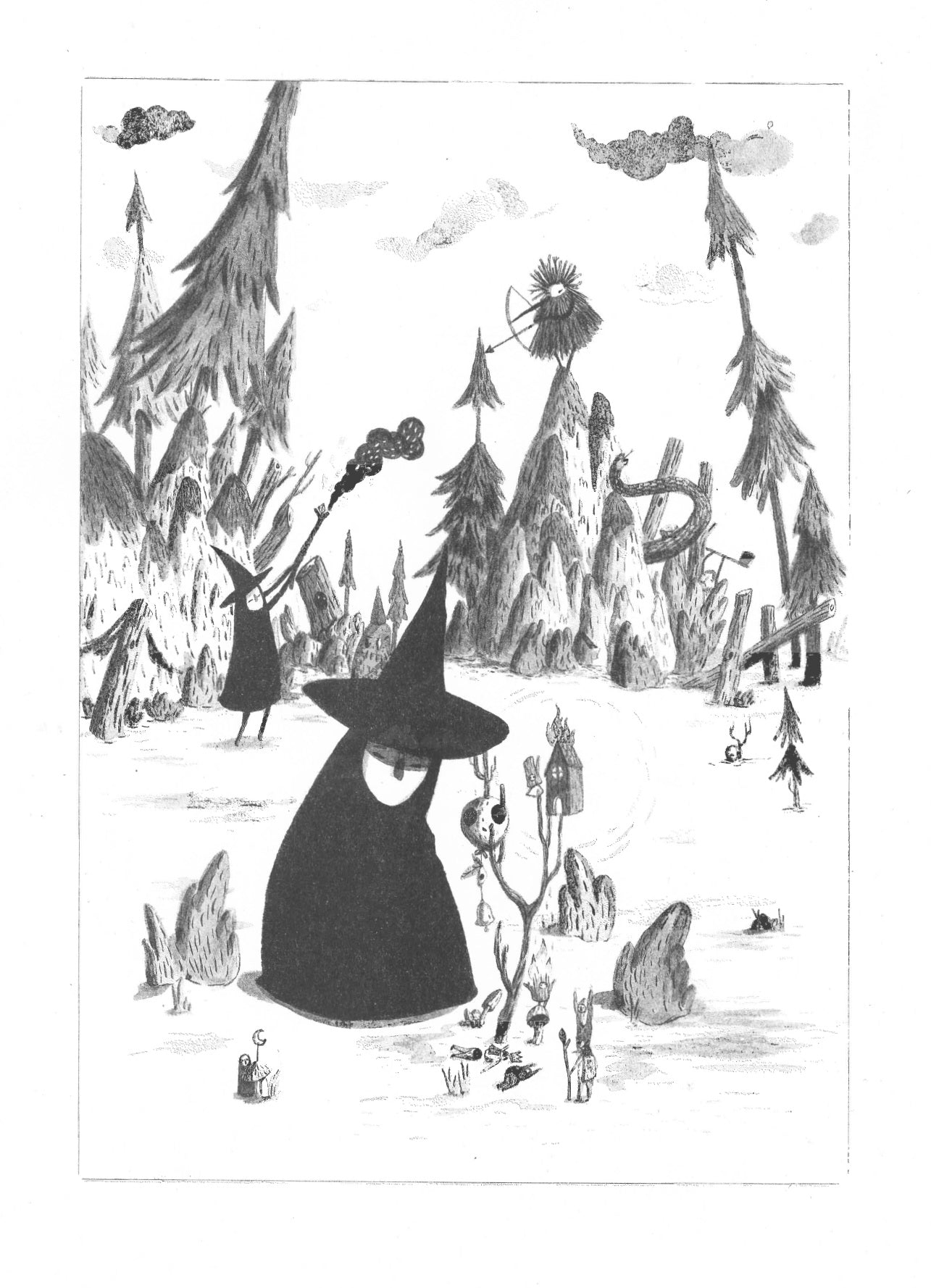 Ceremony - A4 risograph print