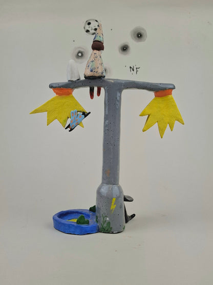 Lamp Folk candle holder