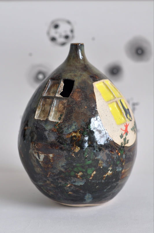 Broken Window Vase