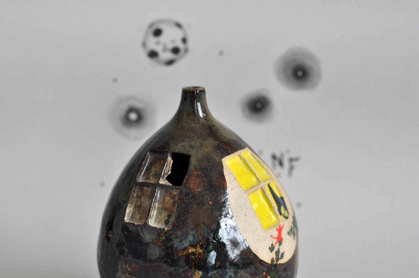 Broken Window Vase