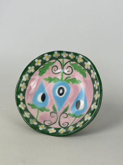 Eye Flower Decorative Plate